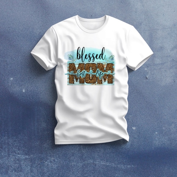 Blessed Mom For Life T-shirt - Picture 1 of 3